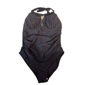 EastElegant Size M Maternity Swimsuit Gray NWT